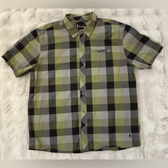 Smartwool Other - Smartwool Summit County Retro Plaid Button Up Shirt Wool/Cotton size XL